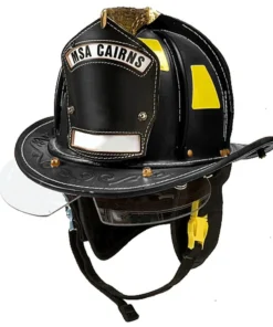 Cairns N6A Sam Houston - Leather Fire Helmet With NFPA Compliant Bourke